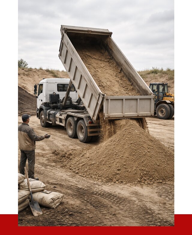 Доставка самосвалом 20 кубов в Калининграде от 7589 р. | ПРОНЕРУДКлн