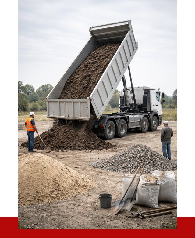 Доставка самосвалом 30 кубов в Калининграде от 8600 р. | ПРОНЕРУДКлн