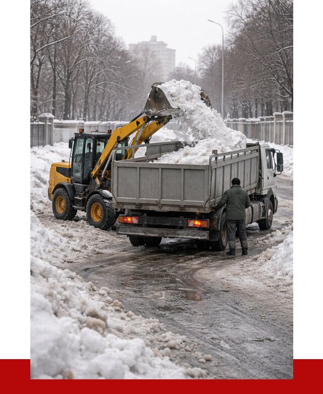 Вывоз снега с погрузкой в Калининграде от 3541 р. ПРОНЕРУДКлн