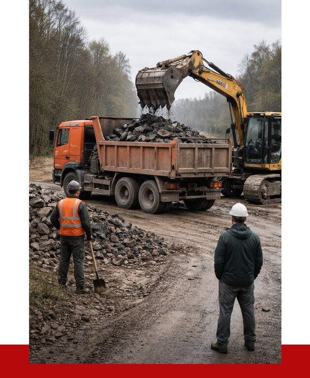 Вывоз асфальта в Калининграде от 4553 р. самосвалом ПРОНЕРУДКлн