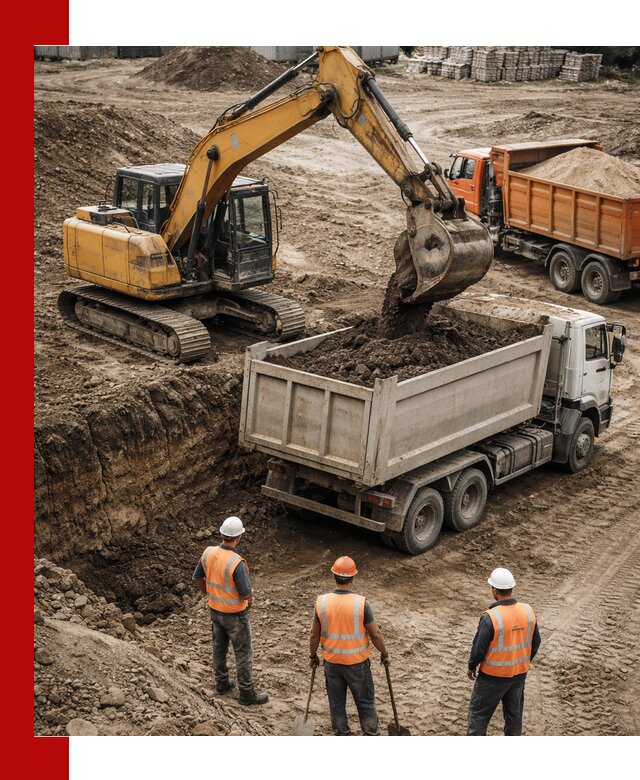 Разработка грунта для строительства и благоустройства в Калининграде