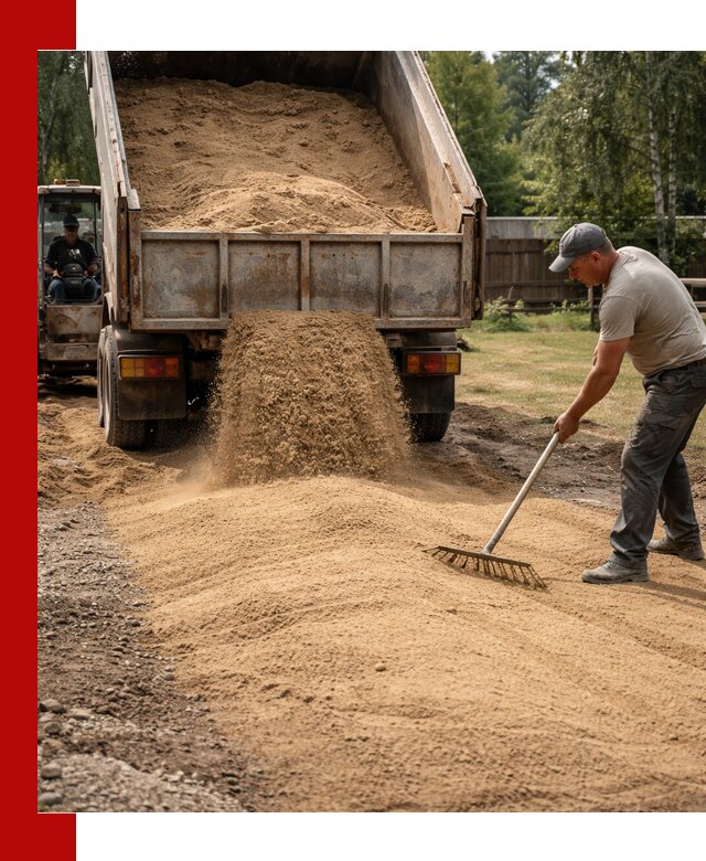 Отсыпка участка песком в Калининграде быстро и качественно