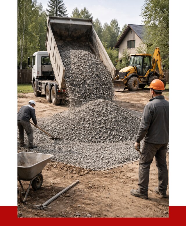 Отсыпка участка щебнем в Калининграде от 6577 р. ПРОНЕРУДКлн