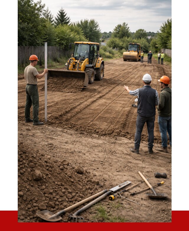 Планировка участка грунтом в Калининграде от 4553 р ПРОНЕРУДКлн