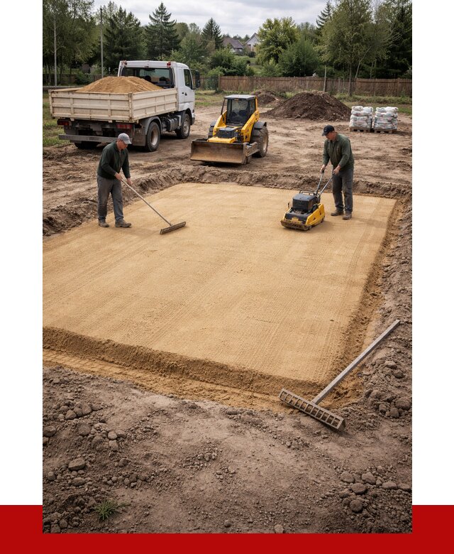 Устройство песчаной подушки в Калининграде от 4553 р. ПРОНЕРУДКлн