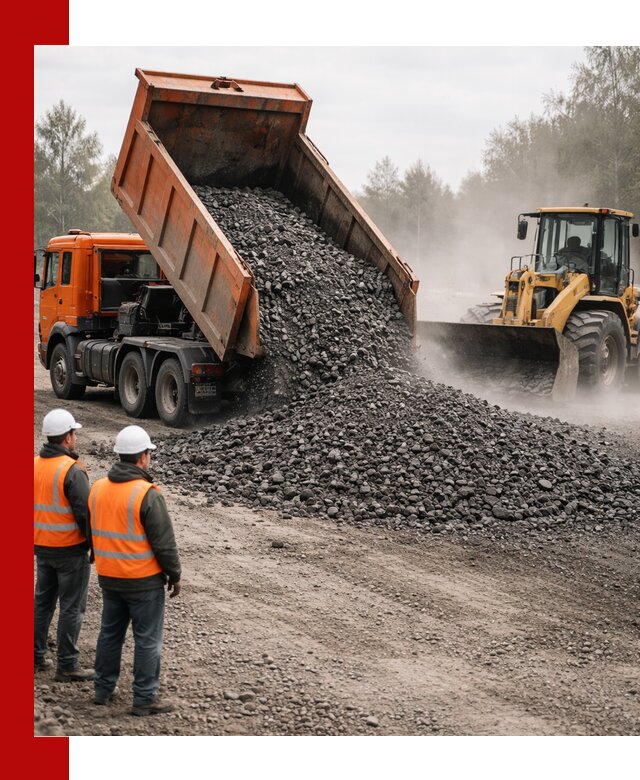 Доставка и продажа асфальтовой крошки в Калининграде